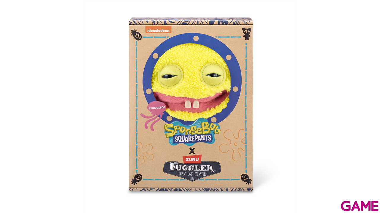 Peluche Fuggler Bob Esponja (Bob) 23 Cm-0